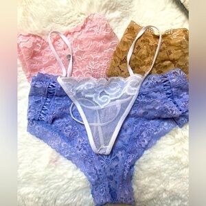 Sweet🍭lace panty bundle (4)